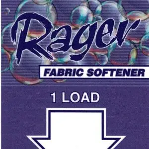 Rager Fabric Softener dispenser sticker